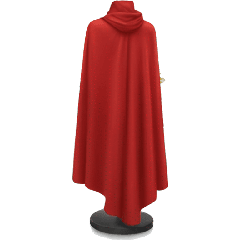 faceless mannequin flapping red cape emoji