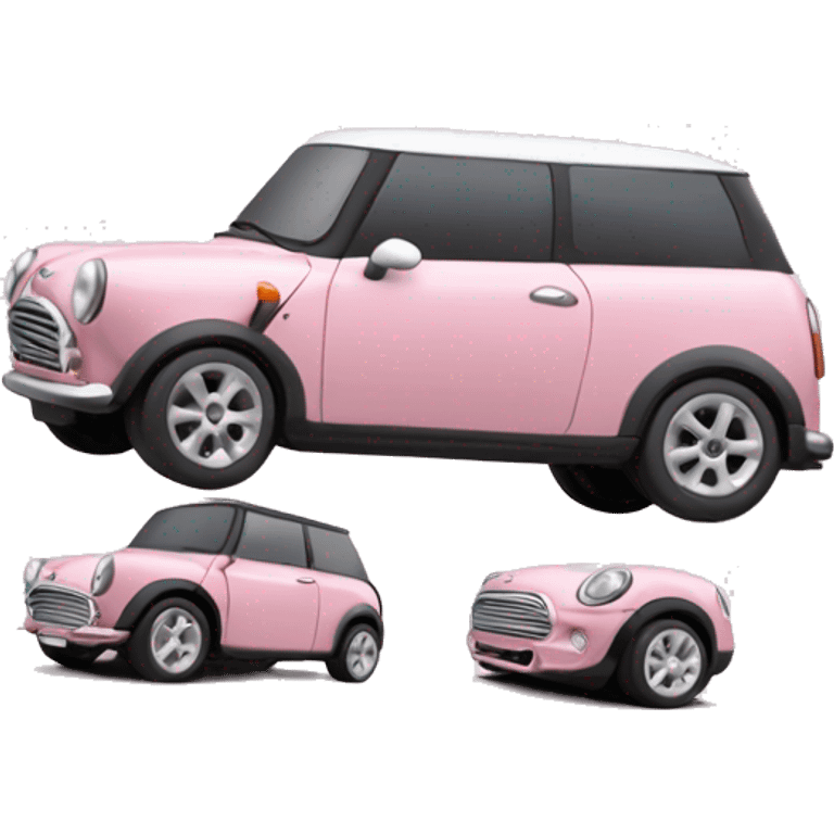 light pink Mini Cooper emoji