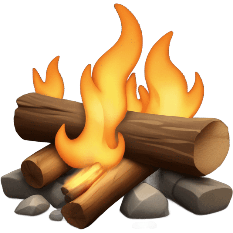 camp fireplace emoji