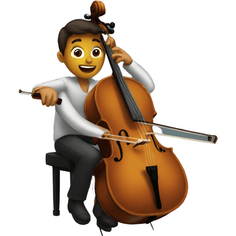 Me playing cello emoji