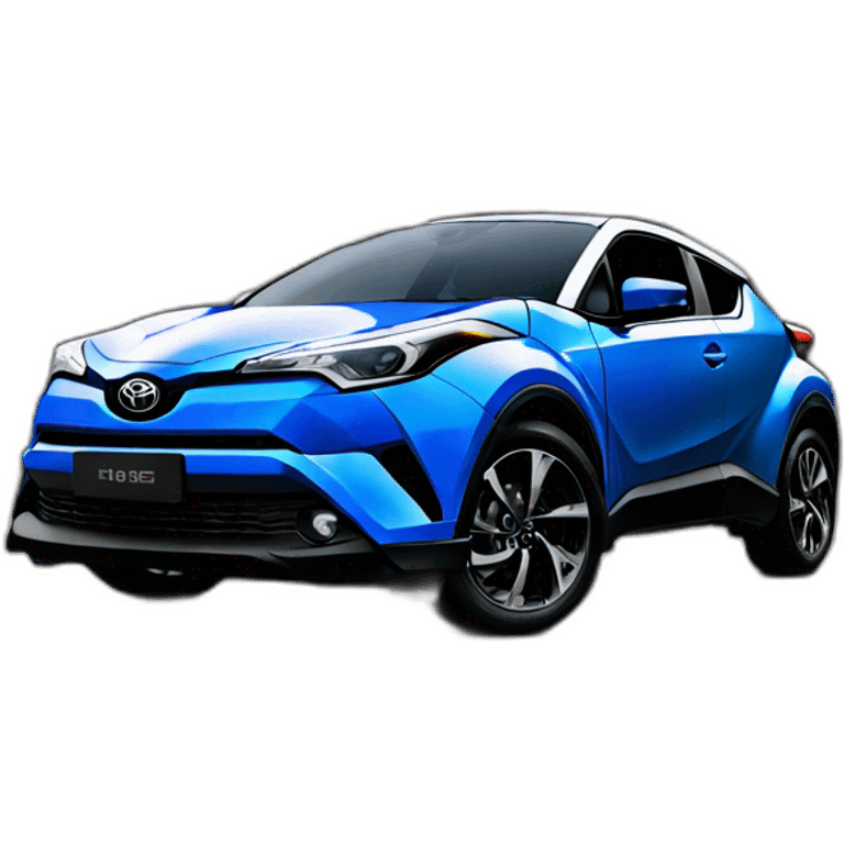 Toyota chr blue emoji