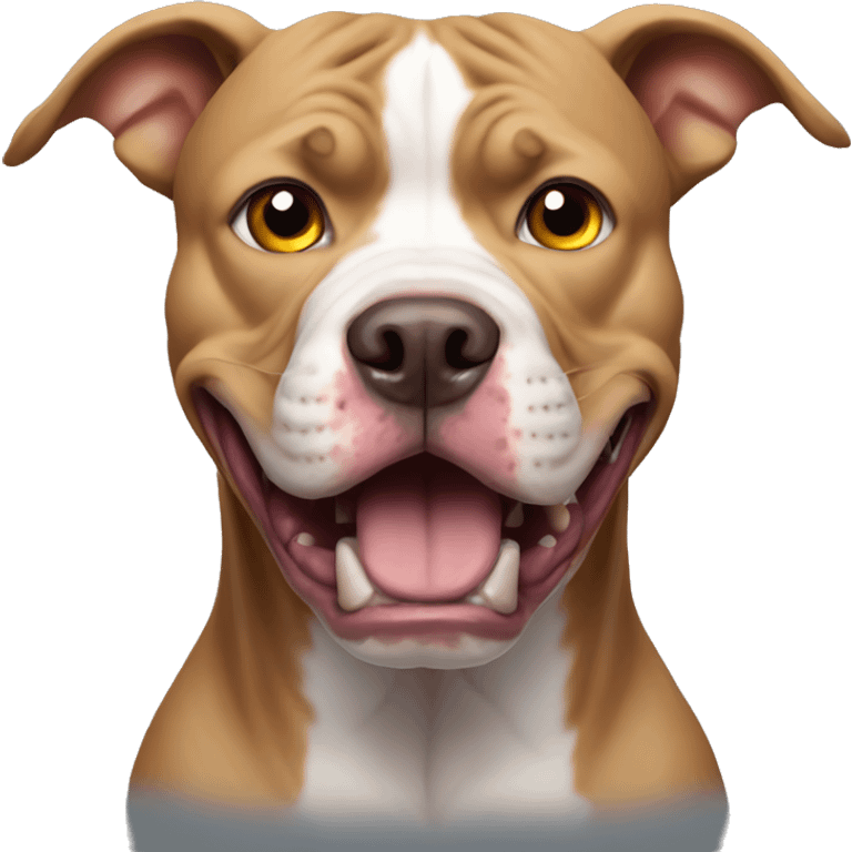 Scary pitbull emoji