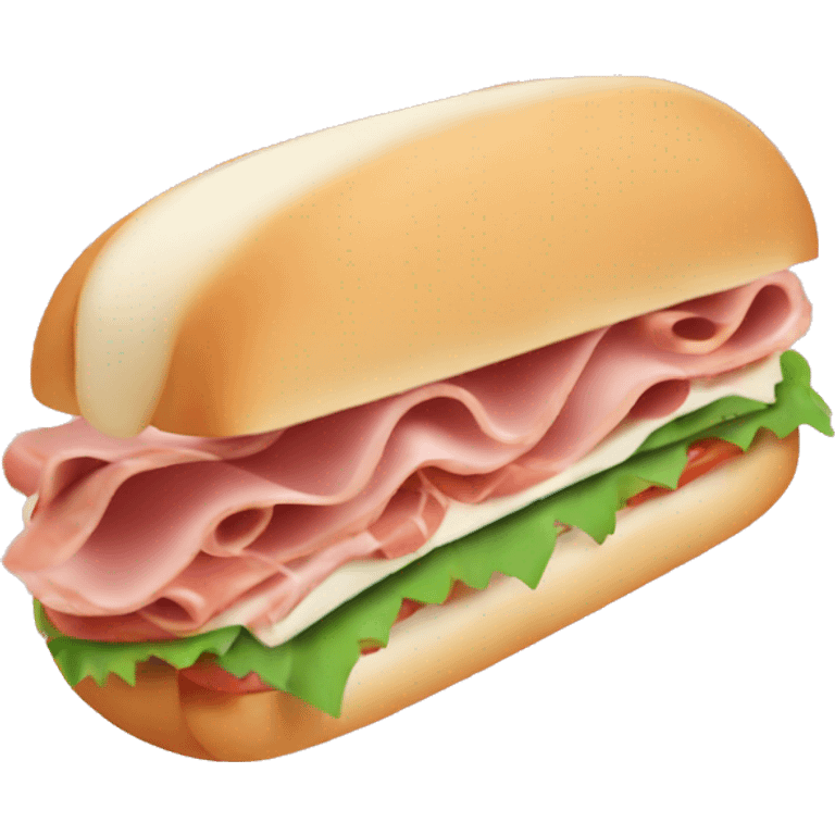 Big Italian Sandwich with mortadella  emoji