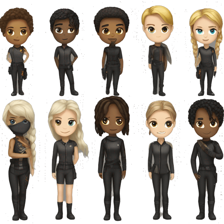 hunger games characters  emoji