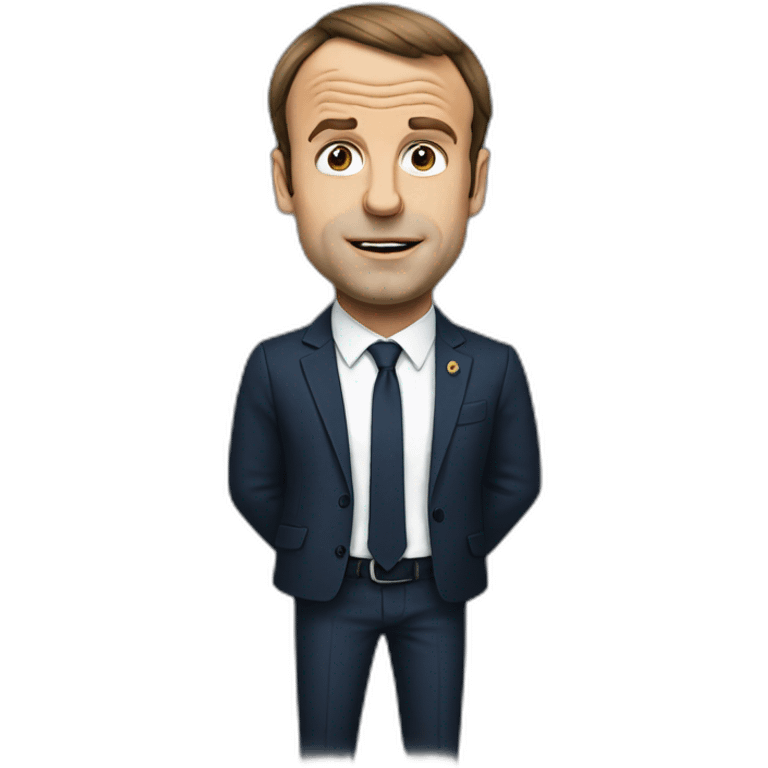 macron pisses off the world emoji