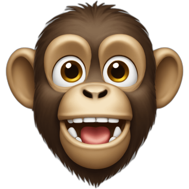 drooling-monkey-happy emoji