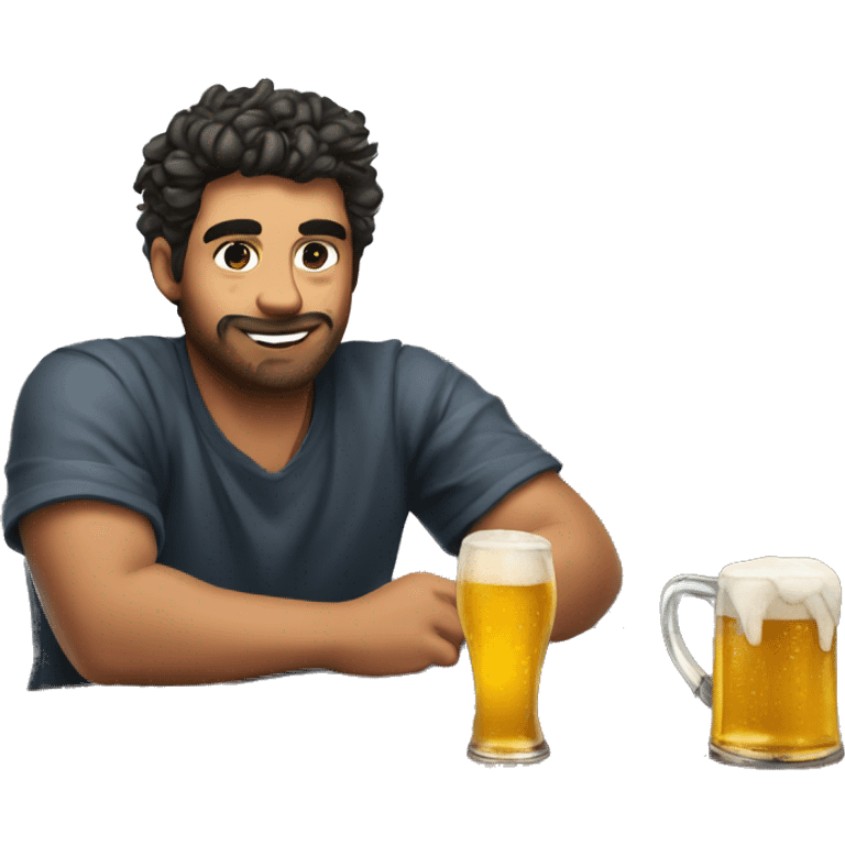 streamer rivers gg tomando una cerveza emoji