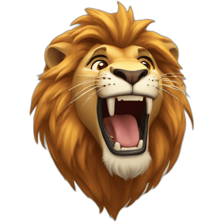 Lion King roaring emoji