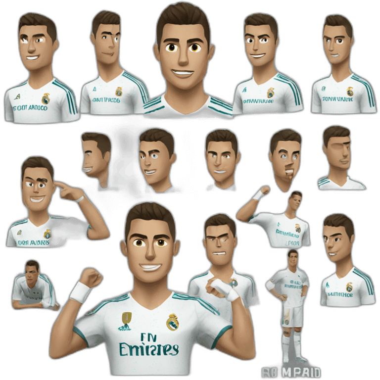 Cristiano Ronaldo Real Madrid emoji