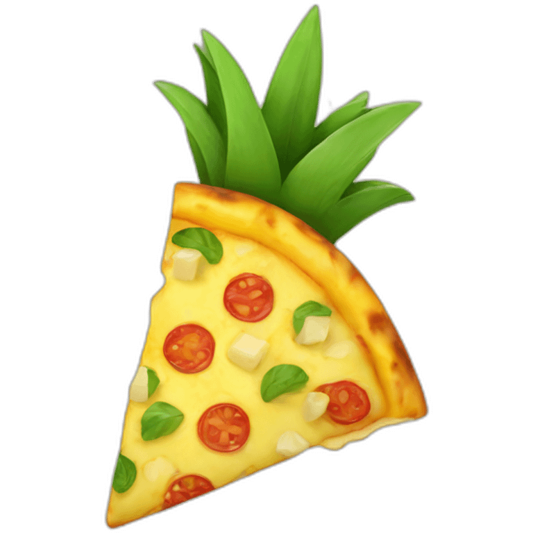 Pineapple pizza emoji