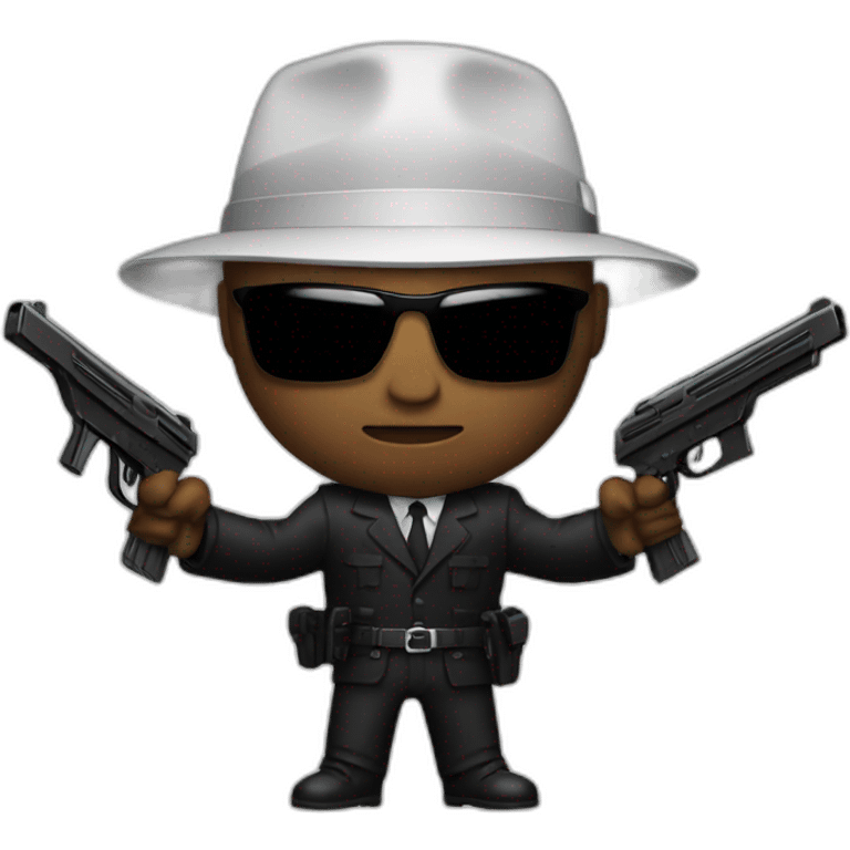 hitman with guns emoji