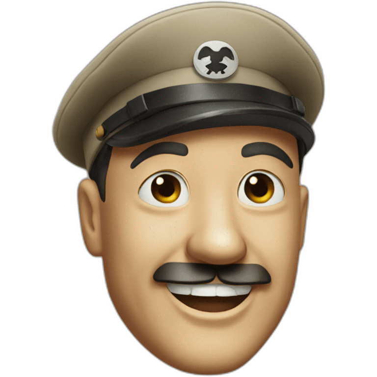 Hitler smiling emoji