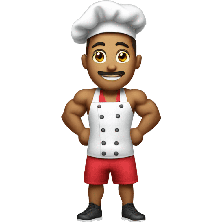 Bodybuilder Chef emoji