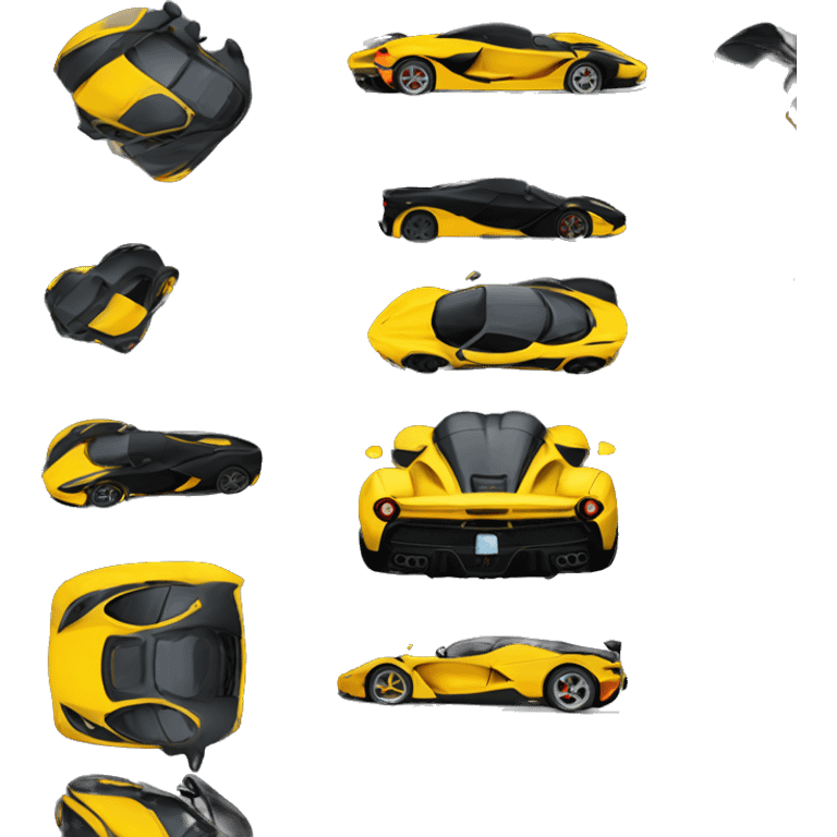 Black LaFerrari emoji