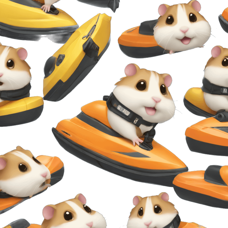 hamster on jetski emoji