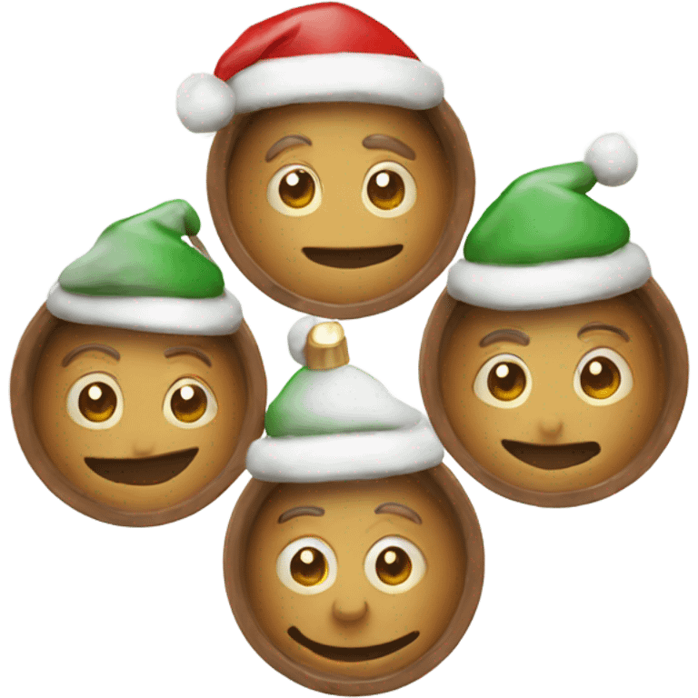 Christmas three with bowls  emoji