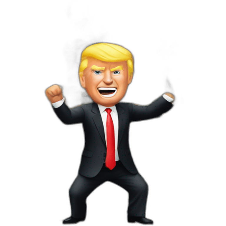 Trump dancing at the Red square in moscow emoji