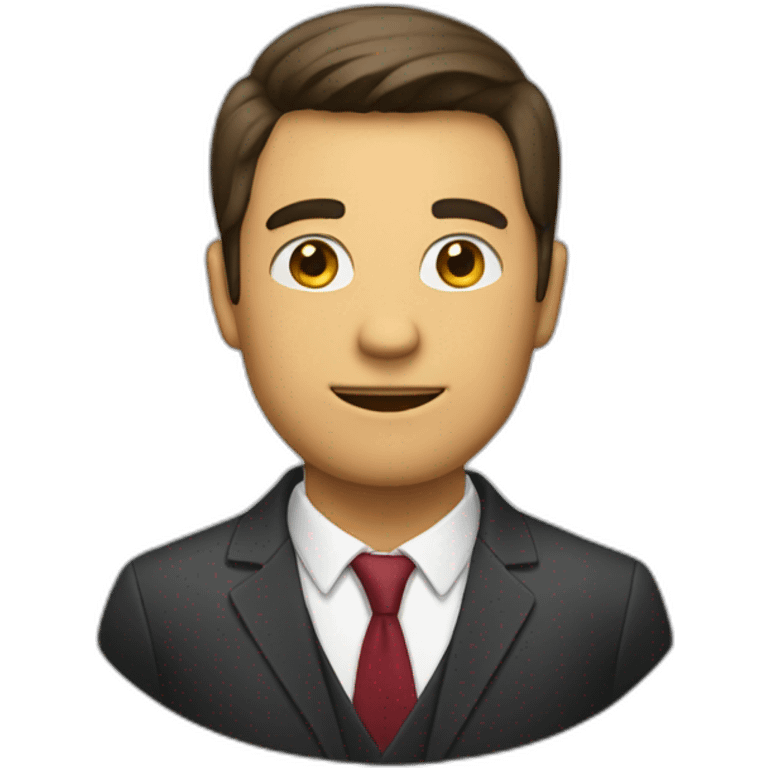 person with suit emoji