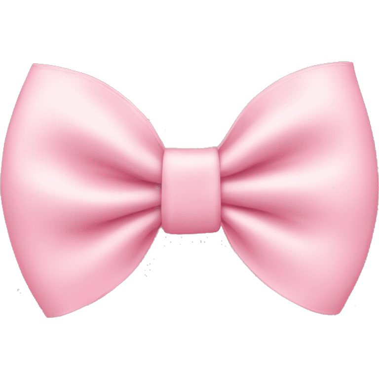 light pink bow on light pink bow emoji