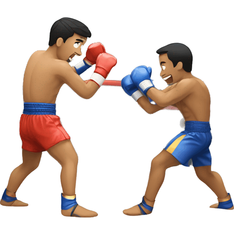 Muay thai match emoji