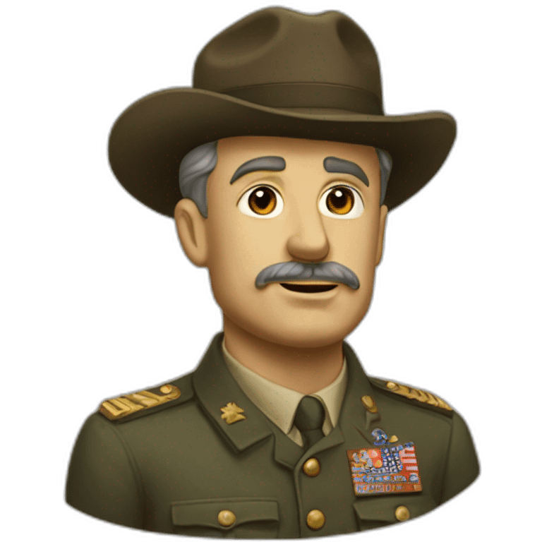 Staline qui embrasse Roosevelt emoji