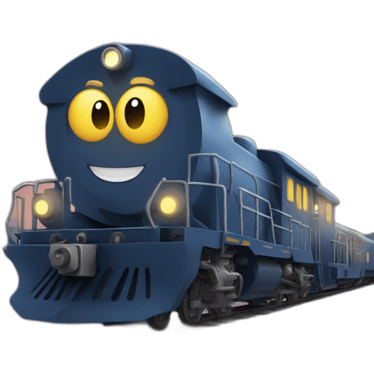 Train de nuit emoji