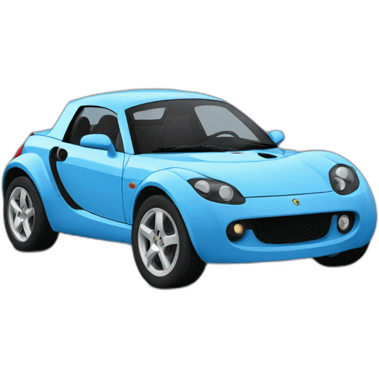 blue smart roadster coupé emoji