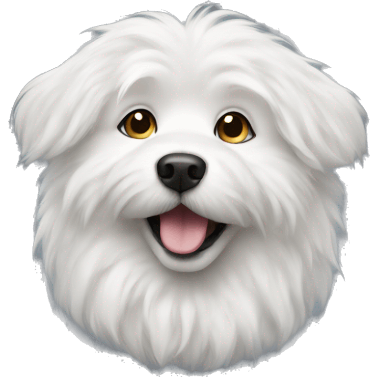 White fluffy dog emoji