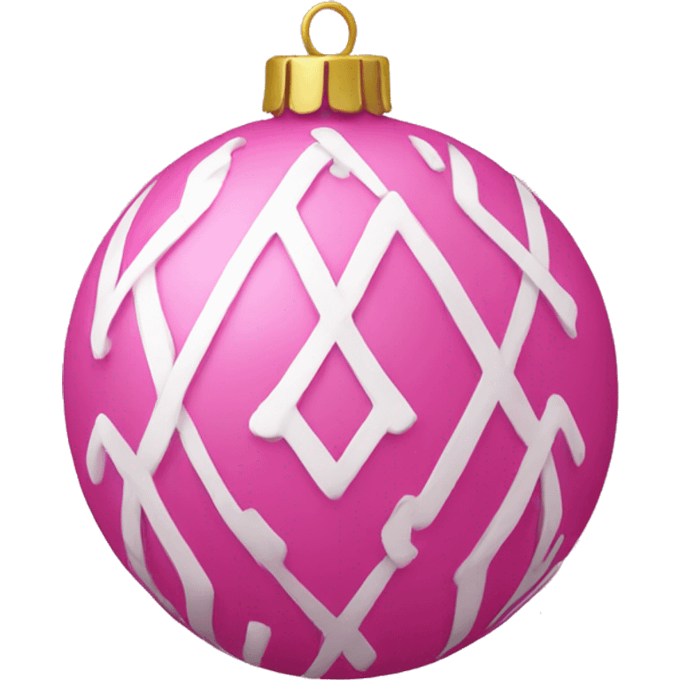 Pink ornament emoji