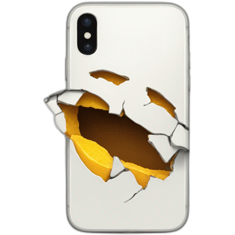 broken iphone emoji