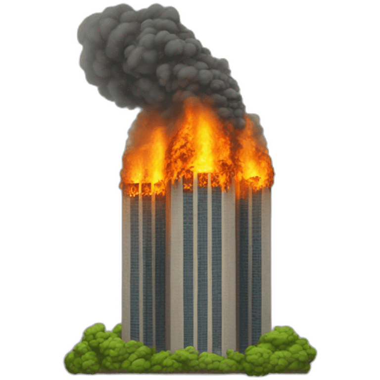 twin-tower-fire emoji