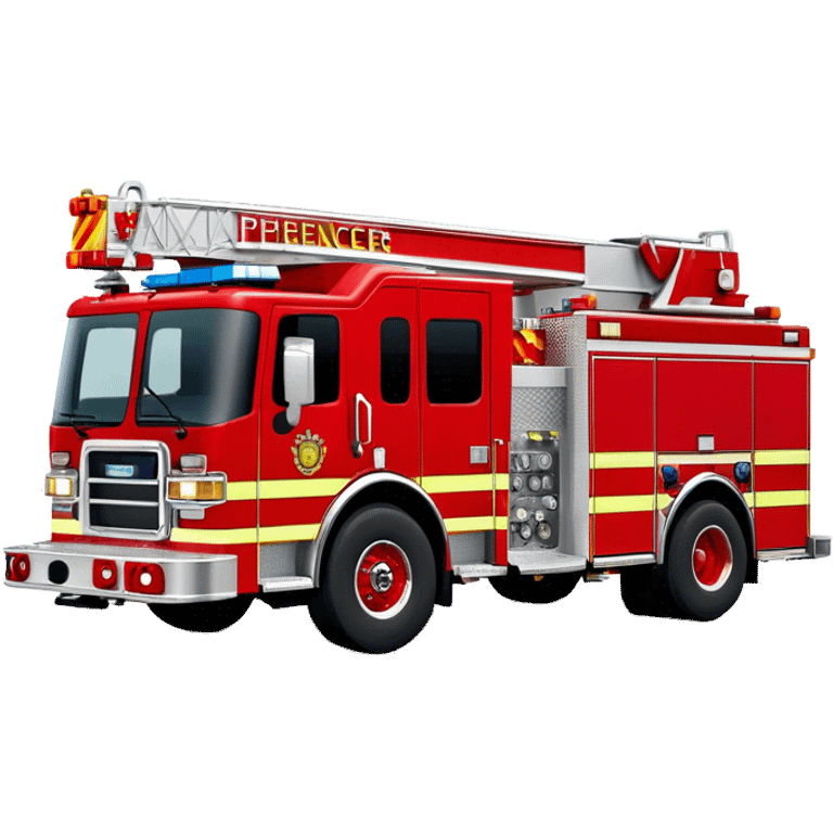 Fire Engine - Pierce Enforcer Pumper (Model Year: 2021) (Iconic colour: Red) emoji