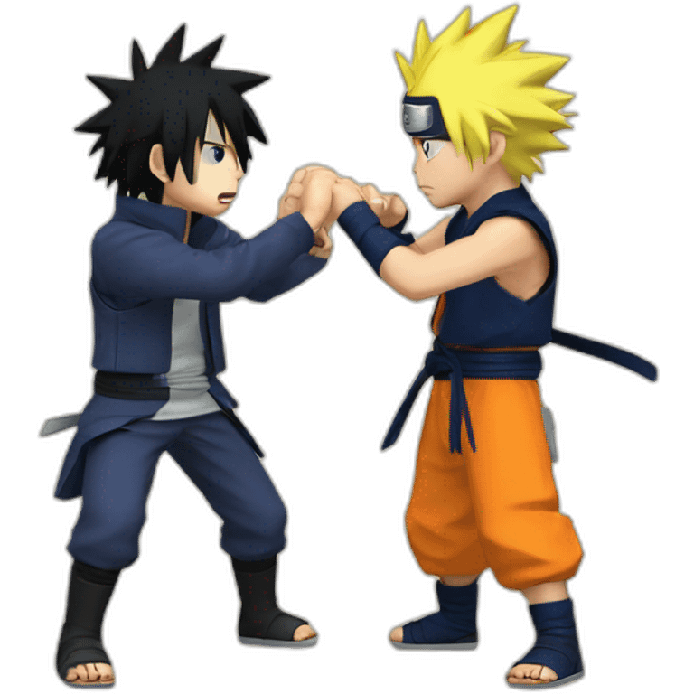 Sasuke vs Naruto emoji