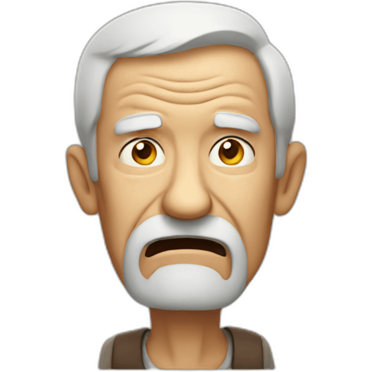 old man complaining emoji