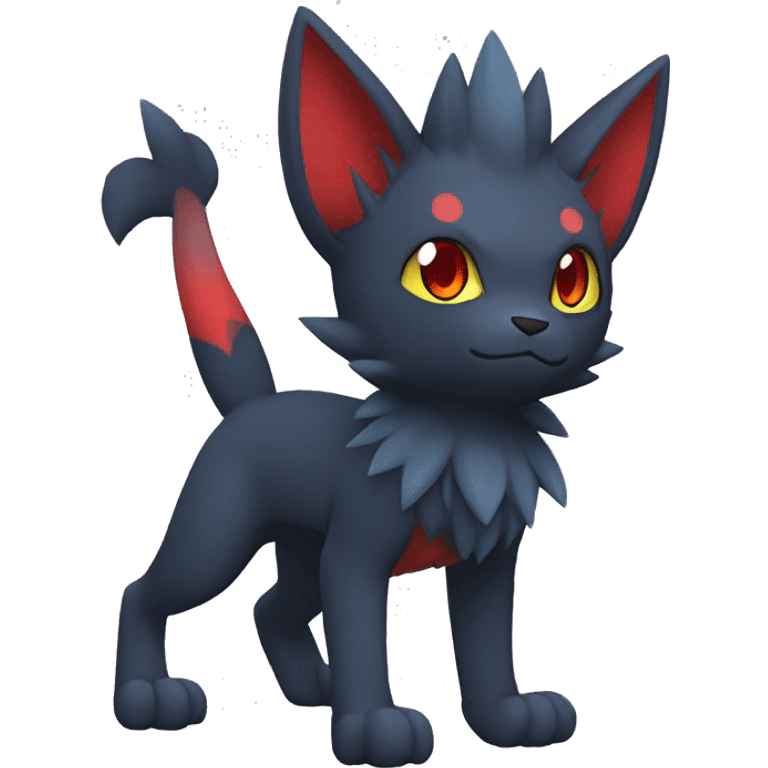 Litten-Zorua-Nargacuga-Fakemon-hybrid full body emoji