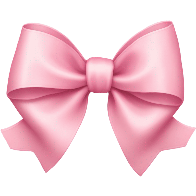 light pink ribbon bow emoji