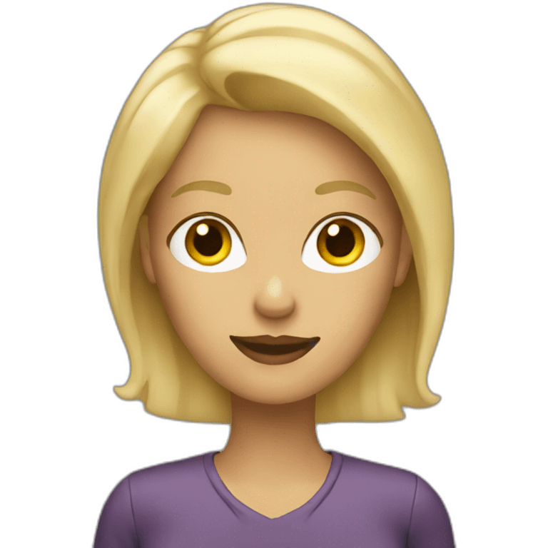 Blonde woman director emoji