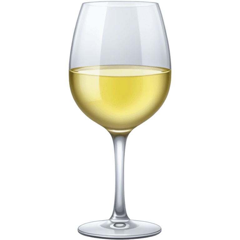 Glass of white wine emoji