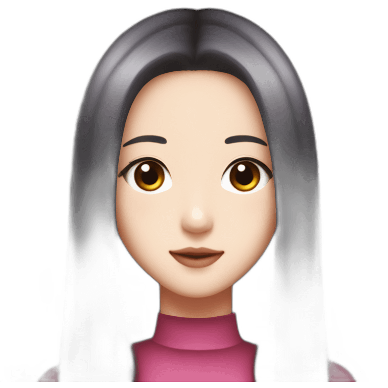 Kim Jisoo from blackpink emoji