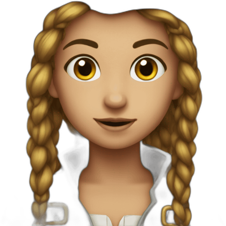 a pirate girl emoji