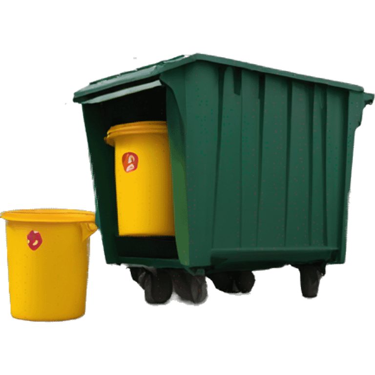 Yellow Bin emoji