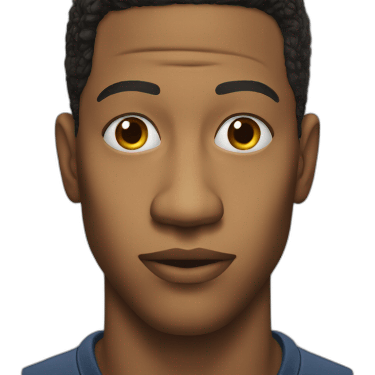 jonathan majors realistic face ugly emoji