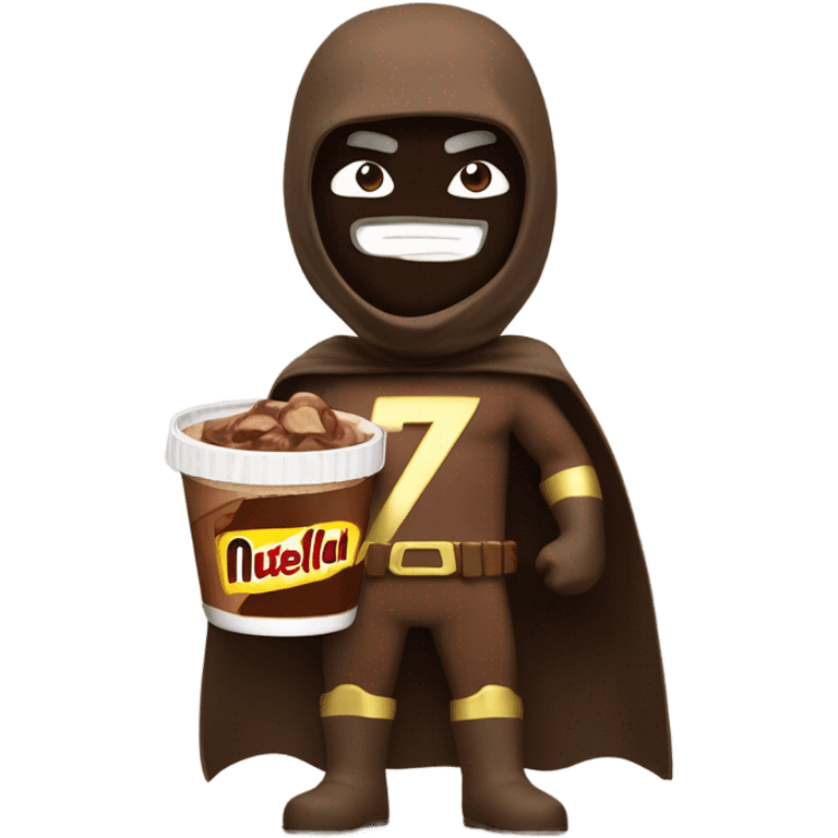 Nutella super hero  emoji