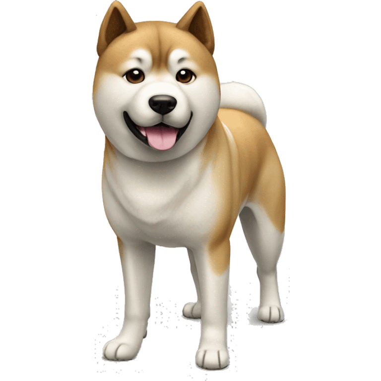 Akita Dog Breed Full Body emoji