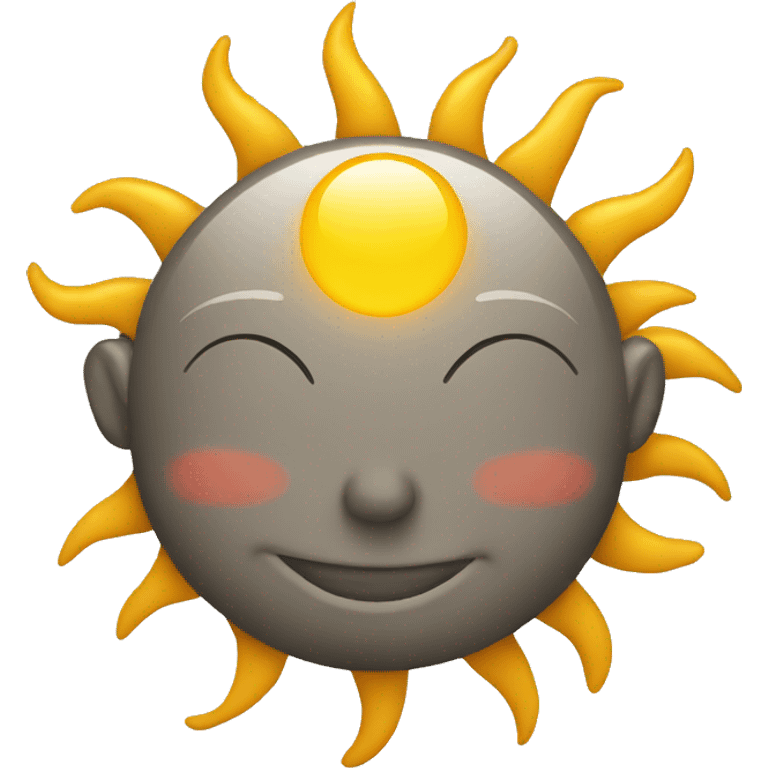 relaxed sun emoji