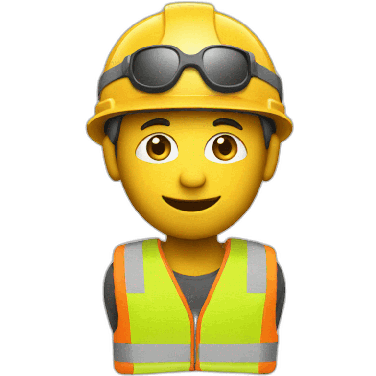 a juggler in a construction helmet emoji