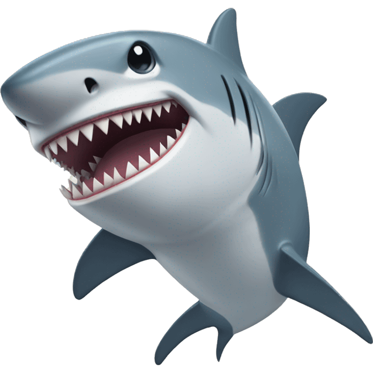 New Year's Shark emoji