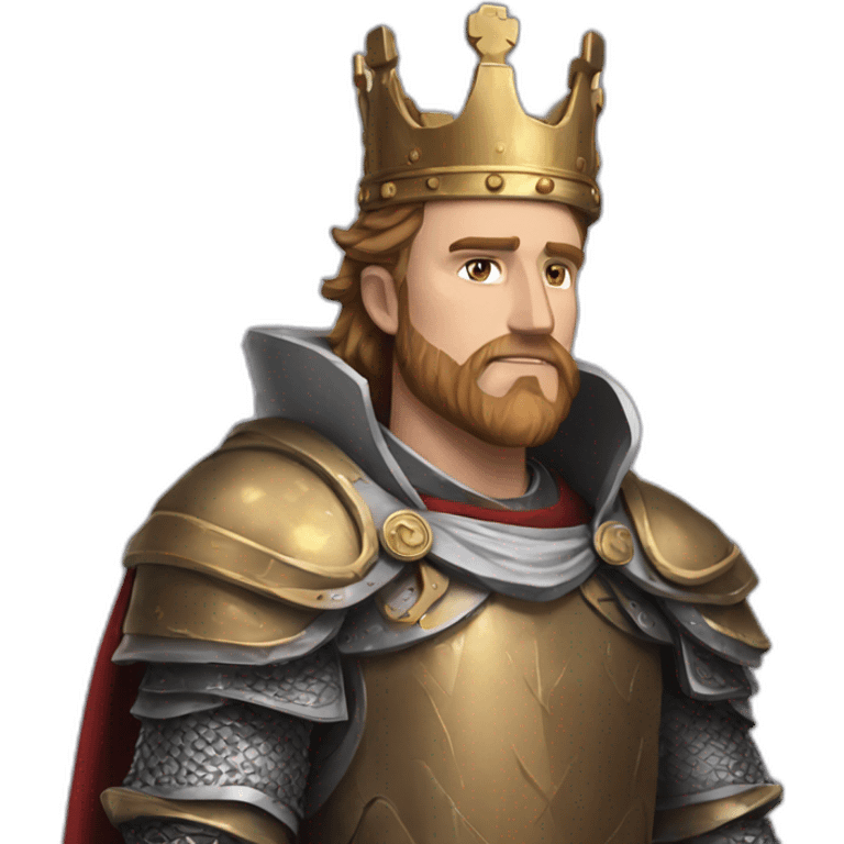 King Arthur came a lot crypto emoji