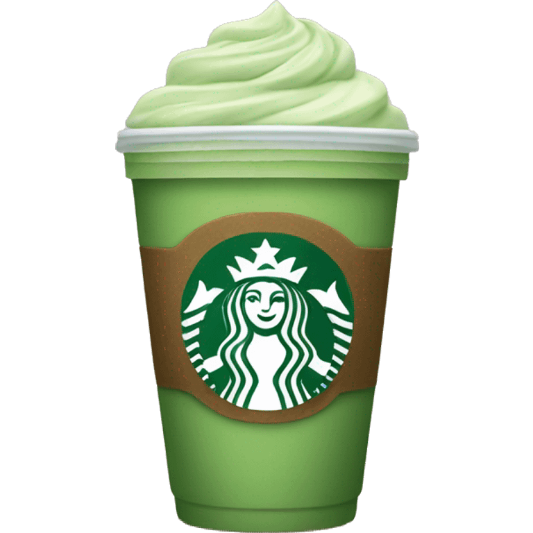 starbucks cold matcha tea cup emoji