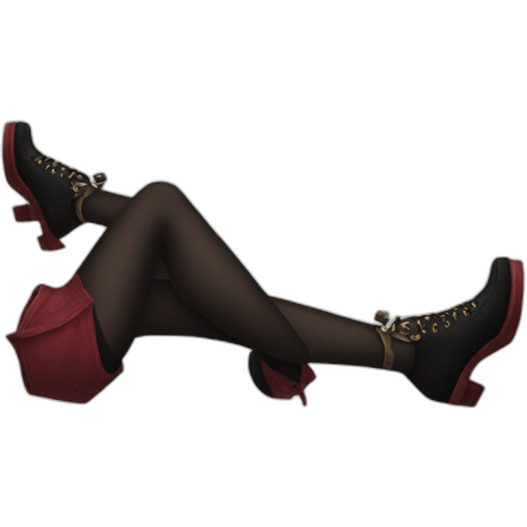 Katarina legs crossing sfw emoji